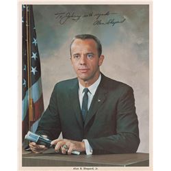 Alan Shepard Signed Photograph