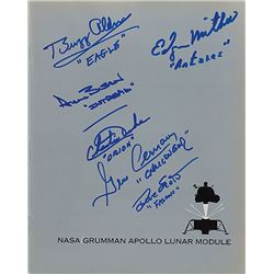 Moonwalker Signed Lunar Module Brochure