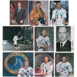 Moonwalkers Group of (9) Signed Photographs