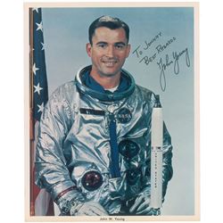John Young Signed Photograph