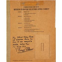 Buzz Aldrin's Air Force Military Records