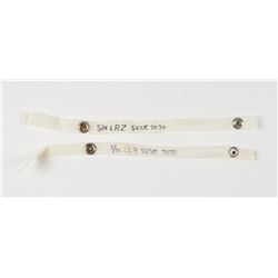 Apollo 11 Upper and Lower PLSS Harness Stowage Position Evaluation Straps