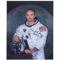 Michael Collins Signed Photograph