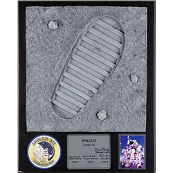 Alan Bean Signed 'Bootprint' Plaque