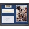 Fred Haise Signature and Apollo 13 Artifact Display
