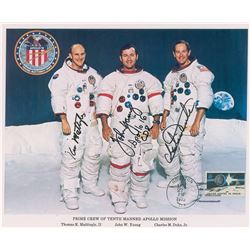 Apollo 16 Signed Photograph