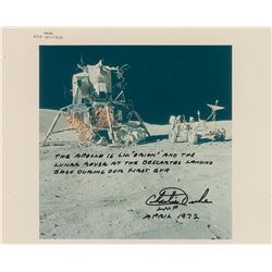 Charlie Duke Signed Photograph