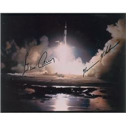 Gene Cernan and Harrison Schmitt Signed Photograph