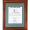 Image 1 : Buzz Aldrin Signed Apollo 11 Film Swatch