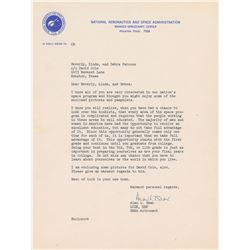 Alan Bean Typed Letter Signed