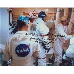 Apollo 13: Lovell and Wendt Signed Photograph