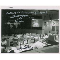 Fred Haise and Gene Kranz Signed Photograph