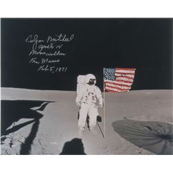 Edgar Mitchell Signed Photograph