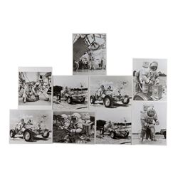 Apollo 17 Group of (9) Photographs