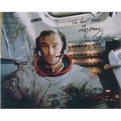 Gene Cernan Signed Letter and Photograph