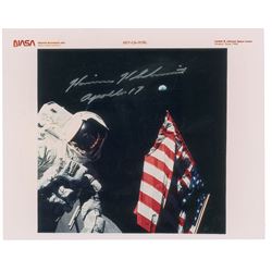 Harrison Schmitt Signed Photograph