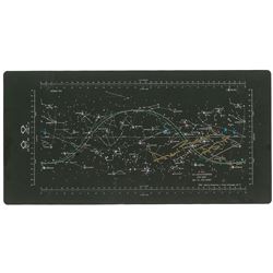 Alan Bean's Apollo-Soyuz Training Star Chart