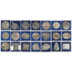 Collection of (21) ISS Robbins Medallions