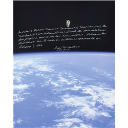 Bruce McCandless Signed Photograph