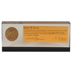 Spacelab Flown Medallion