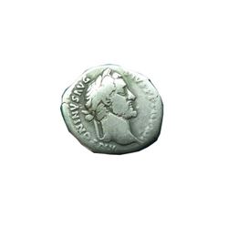 Ancient Roman Silver Coin Denarius Antoninus Pius 138-161 Ad.