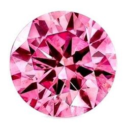 4ct Round Pink Brilliant Cut BIANCO Diamond