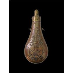 Rare Museum 1850 Peace Powder Flask