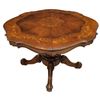 Image 2 : Italian Floral Marquetry Inlay Dining Table