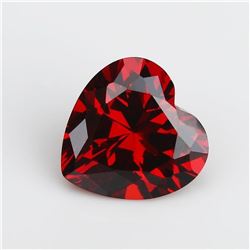Heart Garnet VVS Bianco 6AAAAAA Diamond 11*11mm
