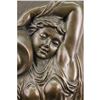 Image 2 : Classical Woman Bronze Wall Relief Plaque