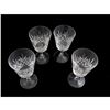 Image 2 : Pineapple Design Cut Crystal Goblets Set