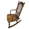 Image 2 : 19thc Primitive Child's Cane Rocking Chair