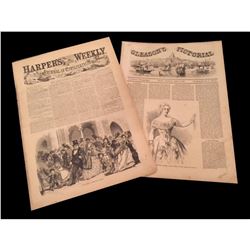 1850's Harper's Weekly & Gleason's Pictorial