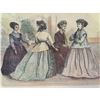 Image 4 : 1866 Hand-colored Engraving, Paris Fashions