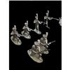 Image 7 : Set Of 21 Unpainted Lead Toy Soldiers