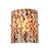 Image 1 : "SHELLEY" Mosaic 1 Light Wall Sconce 8.3" Wide