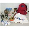 Image 1 : Jansport Backpack, T-Shirts, Slippers, Musical Instrument, Hawaiian Souvenirs