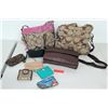 Image 1 : 2 Coach Bags, 2 Coach Wallets & Assorted Bags and Wallets (Authenticity Unknown)