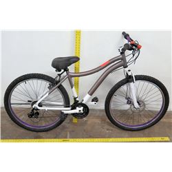 Genesis 26" Whirlwind 21-Speed Mountain Bike,  Gray/White