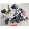 Image 1 : Large Collection of Natural Stones, Geodes, Rocks & Stone Animals (over $1K retail)