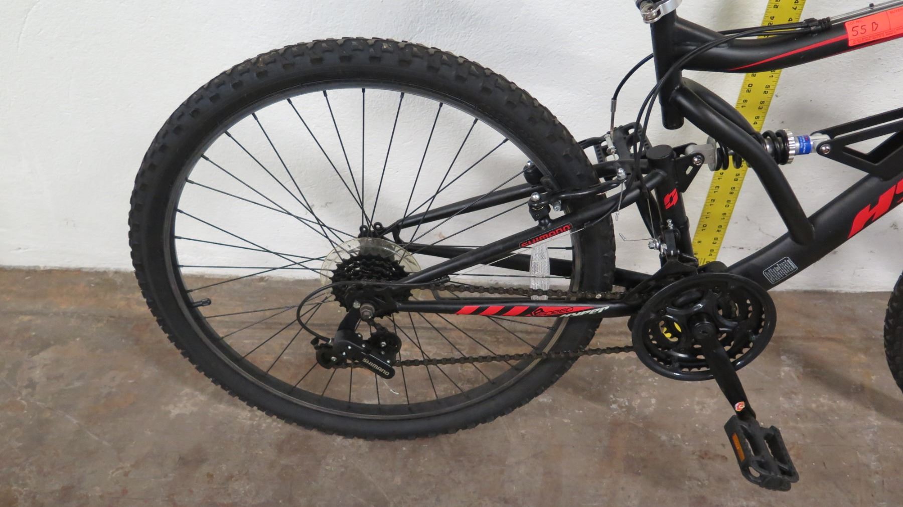 Hyper 26 HPRS Suspension Mountain Bike Black Red hyper-26-hprs-suspension-mountain-bike-black-red