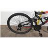 Image 2 : Hyper 26" HPRS Suspension Mountain Bike, Black/Red