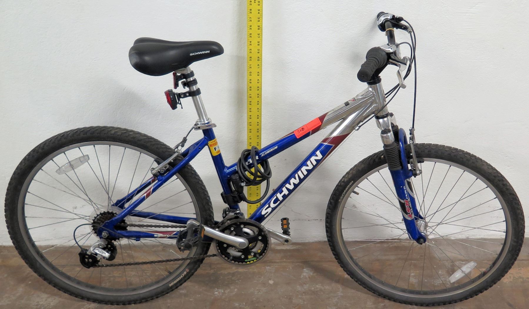 Schwinn Racer Aluminum Racing Bike, Altus Shimano Gear, Blue