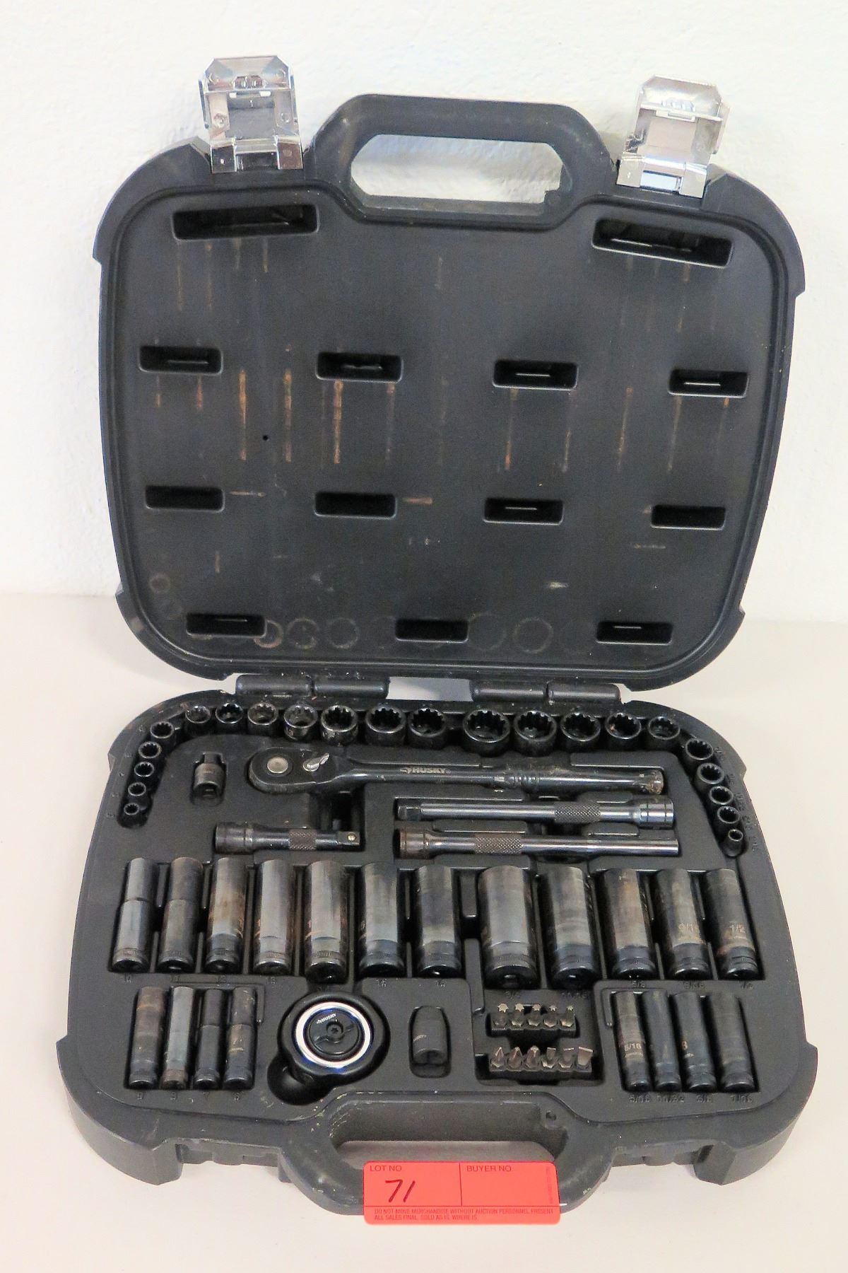 Socket Set Hard Shell Husky Full Socket Set in Hard Case