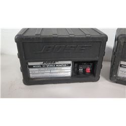 Qty 2 Bose Model 121 Mobile Monitor Speakers