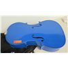 Image 2 : Blue Cello Prop, No Strings, Broken Bridge/Neck, Soft Case