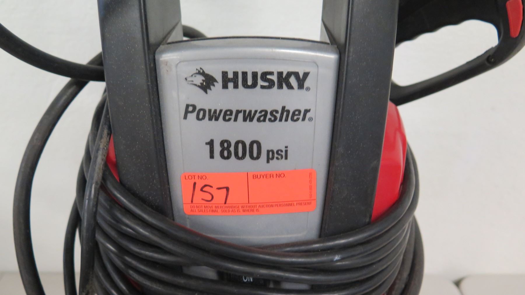 Husky 1800 Psi Power Washer Oahu Auctions