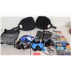 Image 1 : Qty 2 Pickleball Central Paddles, Goggles, Gloves & Field Cleaning Kits