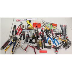 Misc Hand Tools - Wire Cutters, Rivet Gun, Sockets, Vice Grips, etc.