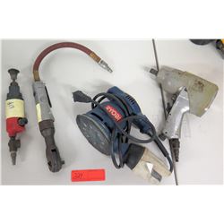 Ryobi Sander, 2 Air Impact Wrenches, Air Grinder, etc.